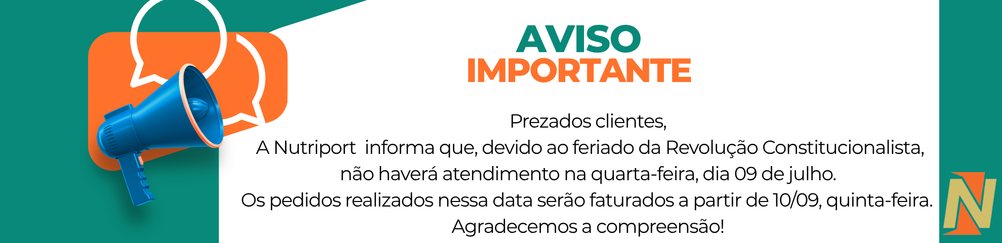 Comunicado Feriado