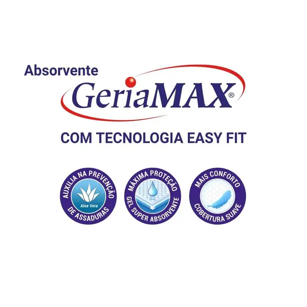 Absorvente Geriátrico Geriamax Com 20 Unidades Absorvente Geriátrico Geriamax Com 20 Unidades