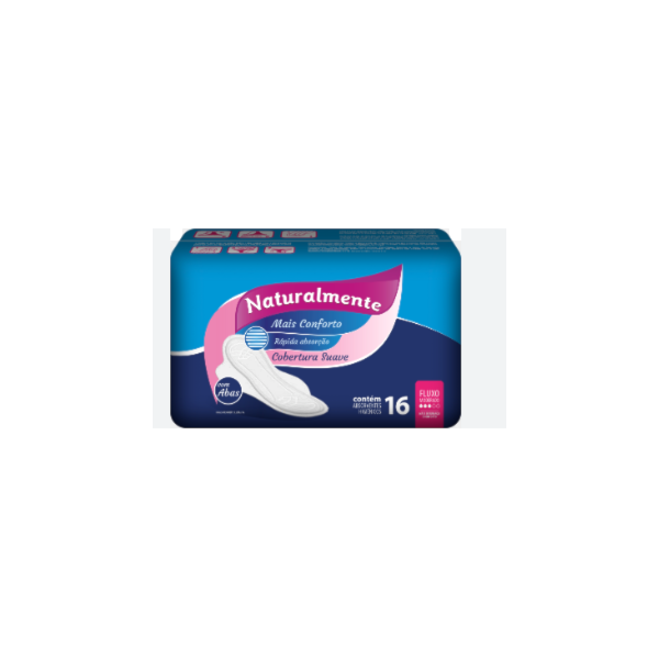 Absorvente Naturalmente Com Abas 16 unidades Absorvente Naturalmente Com Abas 16 unidades