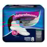 Absorvente Naturalmente Max Noturno Com Abas 8 unidades