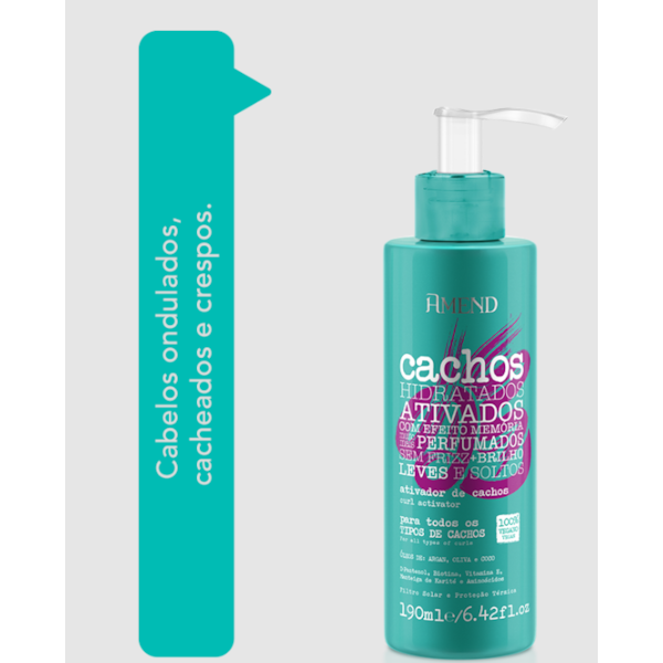 Ativador de Cachos Amend 190ml Ativador de Cachos Amend 190ml