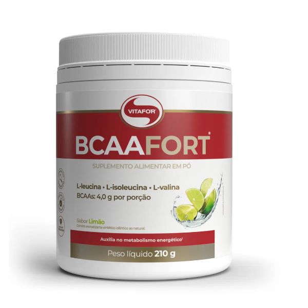 BCAA Fort Vitafor 210g Sabor Limão BCAA Fort Vitafor 210g Sabor Limão
