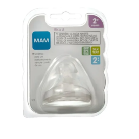 Bico Mamadeira MAM 2 Fluxo Médio 2+ Meses - Embalagem Unitária Bico Mamadeira MAM 2 Fluxo Médio 2+ Meses - Embalagem Unitária