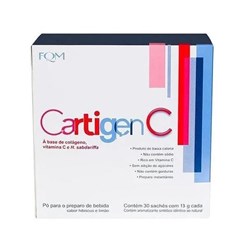 Cartigen C - Hibisco e Limão - caixa com 30 und de 13g - Farmoquímica