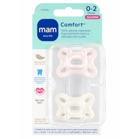 Chupeta Comfort Mam Rosa Embalagem Dupla Chupeta Comfort Mam Rosa Embalagem Dupla