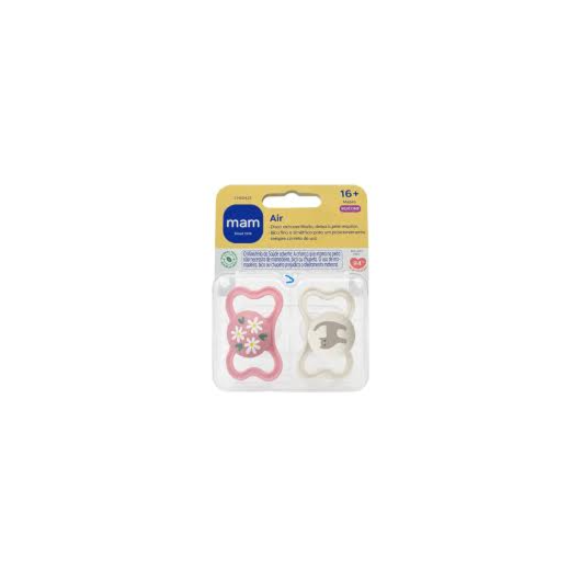 Chupeta MAM Air 16+ Rosa - Embalagem Dupla Chupeta MAM Air 16+ Rosa - Embalagem Dupla
