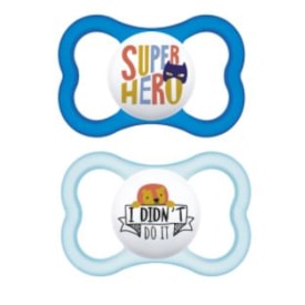 Chupeta MAM Air 18+ Azul - Embalagem Dupla Chupeta MAM Air 18+ Azul - Embalagem Dupla