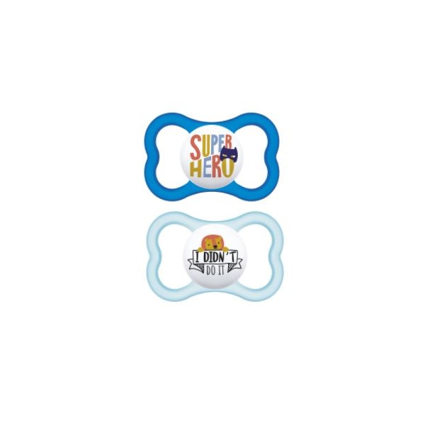 Chupeta MAM Air 18+ Azul - Embalagem Dupla Chupeta MAM Air 18+ Azul - Embalagem Dupla