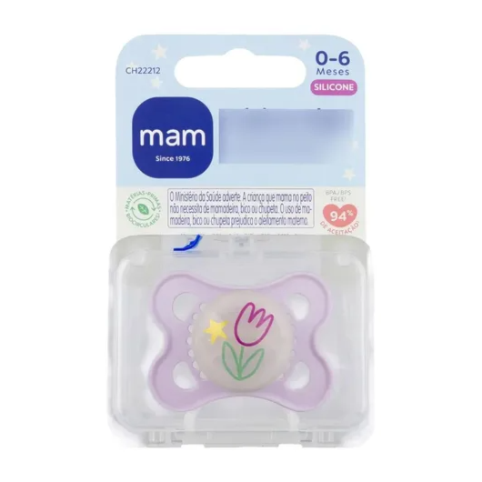 Chupeta MAM Night 0-6 Meses - Embalagem Unitária Rosa Chupeta MAM Night 0-6 Meses - Embalagem Unitária Rosa