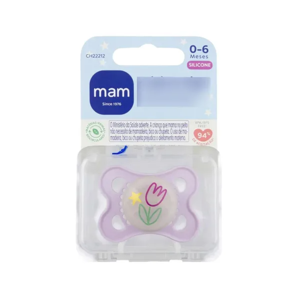Chupeta MAM Night 0-6 Meses - Embalagem Unitária Rosa Chupeta MAM Night 0-6 Meses - Embalagem Unitária Rosa
