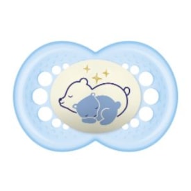 Chupeta MAM Night 6+ Meses - Embalagem Unitária Azul Chupeta MAM Night 6+ Meses - Embalagem Unitária Azul
