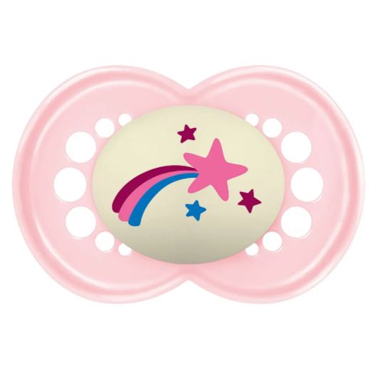 Chupeta MAM Night 6+ Meses - Embalagem Unitária Rosa Chupeta MAM Night 6+ Meses - Embalagem Unitária Rosa