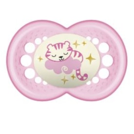 Chupeta MAM Night 6+ Meses - Embalagem Unitária Rosa Chupeta MAM Night 6+ Meses - Embalagem Unitária Rosa