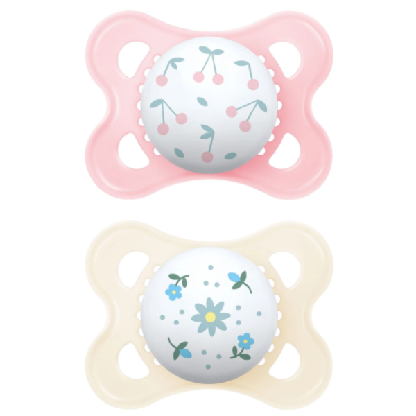 Chupeta MAM Original 0-6 Meses Rosa - Embalagem Dupla