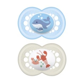 Chupeta MAM Original 6+ Meses - Embalagem Dupla Azul Chupeta MAM Original 6+ Meses - Embalagem Dupla Azul