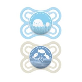 Chupeta MAM Perfect 0-6 meses Azul - Embalagem Dupla