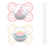 Chupeta MAM Perfect 0-6 meses Rosa - Embalagem Dupla Chupeta MAM Perfect 0-6 meses Rosa - Embalagem Dupla