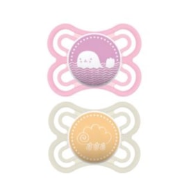 Chupeta MAM Perfect 0-6 meses Rosa - Embalagem Dupla