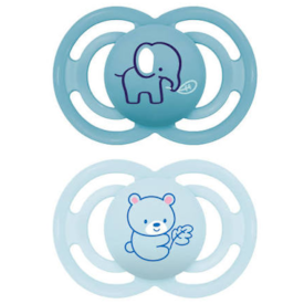 Chupeta MAM PERFECT (16+ Meses) Azul Embalagem Dupla Chupeta MAM PERFECT (16+ Meses) Azul Embalagem Dupla