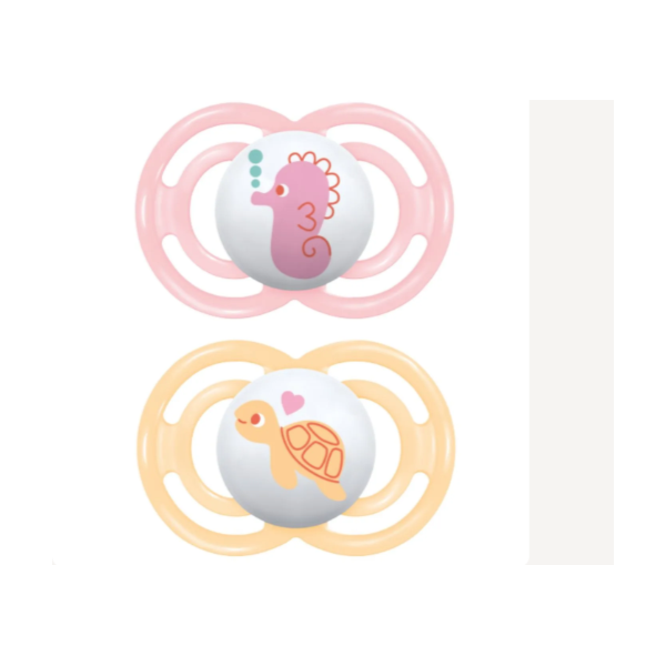 Chupeta MAM Perfect 6+ meses Rosa - Embalagem Dupla Chupeta MAM Perfect 6+ meses Rosa - Embalagem Dupla