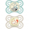 Chupeta MAM Perfect Night 0-6 meses Azul - Embalagem Dupla