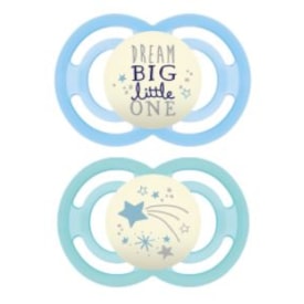 Chupeta MAM Perfect Night 6+ meses Azul - Embalagem Dupla