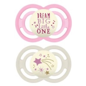 Chupeta MAM Perfect Night 6+ Meses - Embalagem Dupla Rosa Chupeta MAM Perfect Night 6+ Meses - Embalagem Dupla Rosa