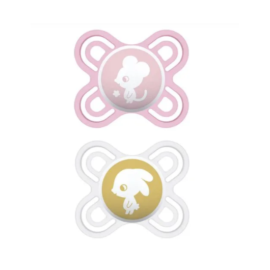 Chupeta MAM Perfect Start 0-2 meses Rosa - Emabalagem Dupla