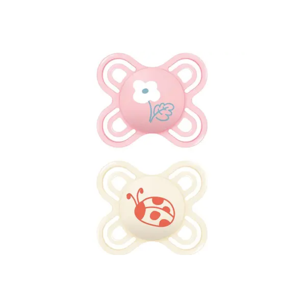 Chupeta MAM Perfect Start 0-2 meses Rosa - Embalagem Dupla