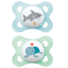 Chupeta MAM Sayings 0-6 Meses Azul - Embalagem Dupla