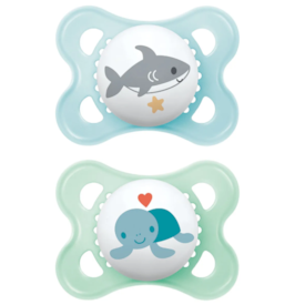 Chupeta MAM Sayings 0-6 Meses Azul - Embalagem Dupla Chupeta MAM Sayings 0-6 Meses Azul - Embalagem Dupla