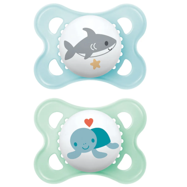 Chupeta MAM Sayings 0-6 Meses Azul - Embalagem Dupla Chupeta MAM Sayings 0-6 Meses Azul - Embalagem Dupla