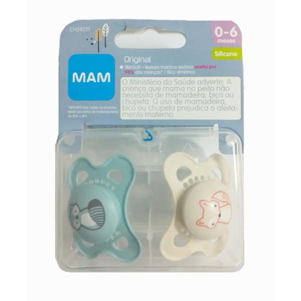 Chupeta MAM Sayings 0-6 Meses - Embalagem Dupla Chupeta MAM Sayings 0-6 Meses - Embalagem Dupla