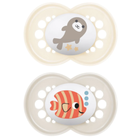 Chupeta MAM Sayings 6+ meses Neutra - Embalagem Dupla Chupeta MAM Sayings 6+ meses Neutra - Embalagem Dupla