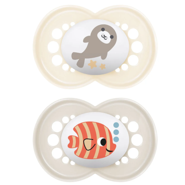 Chupeta MAM Sayings 6+ meses Neutra - Embalagem Dupla Chupeta MAM Sayings 6+ meses Neutra - Embalagem Dupla