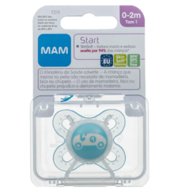 Chupeta MAM Start 0-2 meses Azul - Embalagem Unitária