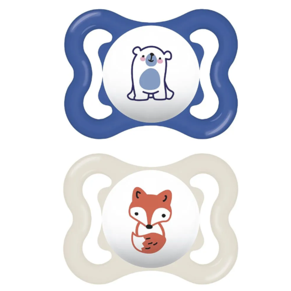 Chupeta MAM Supreme - 0-6 meses Azul - Embalagem Dupla