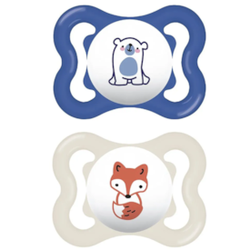 Chupeta MAM Supreme - 0-6 meses Azul - Embalagem Dupla Chupeta MAM Supreme - 0-6 meses Azul - Embalagem Dupla