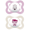Chupeta MAM Supreme - 0-6 meses Rosa - Embalagem Dupla