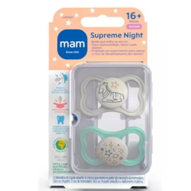 Chupeta MAM Supreme Night 16+ meses - Embalagem Dupla Chupeta MAM Supreme Night 16+ meses - Embalagem Dupla