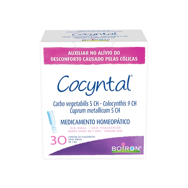 Cocyntal Solução Oral Homeopática Alívio da Cólica 30 doses - Boiron Cocyntal Solução Oral Homeopática Alívio da Cólica 30 doses - Boiron