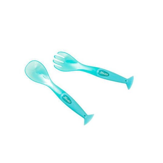 Colher E Garfo Com Ventosa - Clingo Colher E Garfo Com Ventosa - Clingo