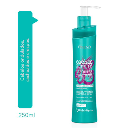 Condicionador Amend Cachos 250ml Condicionador Amend Cachos 250ml