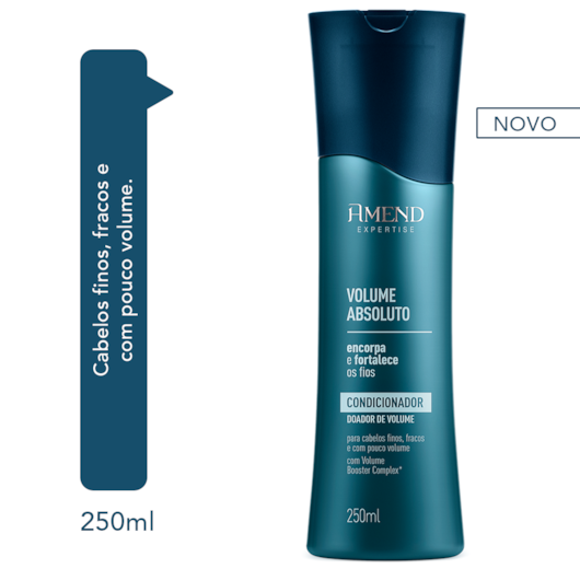 Condicionador Amend Expertise Volume Absoluto 250ml