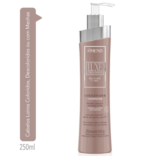 Condicionador Amend Luxe Creations Blonde Care 250ml Condicionador Amend Luxe Creations Blonde Care 250ml