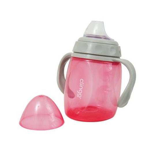 Copo Alça E Bico Silicone Colors Clingo