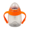 Copo Alça E Bico Silicone Colors Clingo Laranja