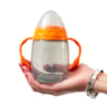 Copo Alça E Bico Silicone Colors Clingo Laranja