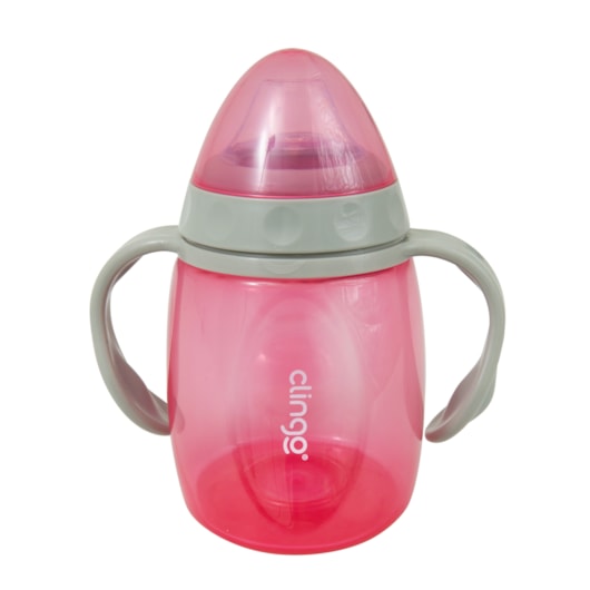 Copo Alça E Bico Silicone Colors - Clingo Rosa