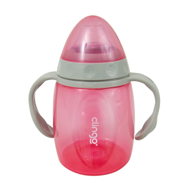 Copo Alça E Bico Silicone Colors Clingo Rosa